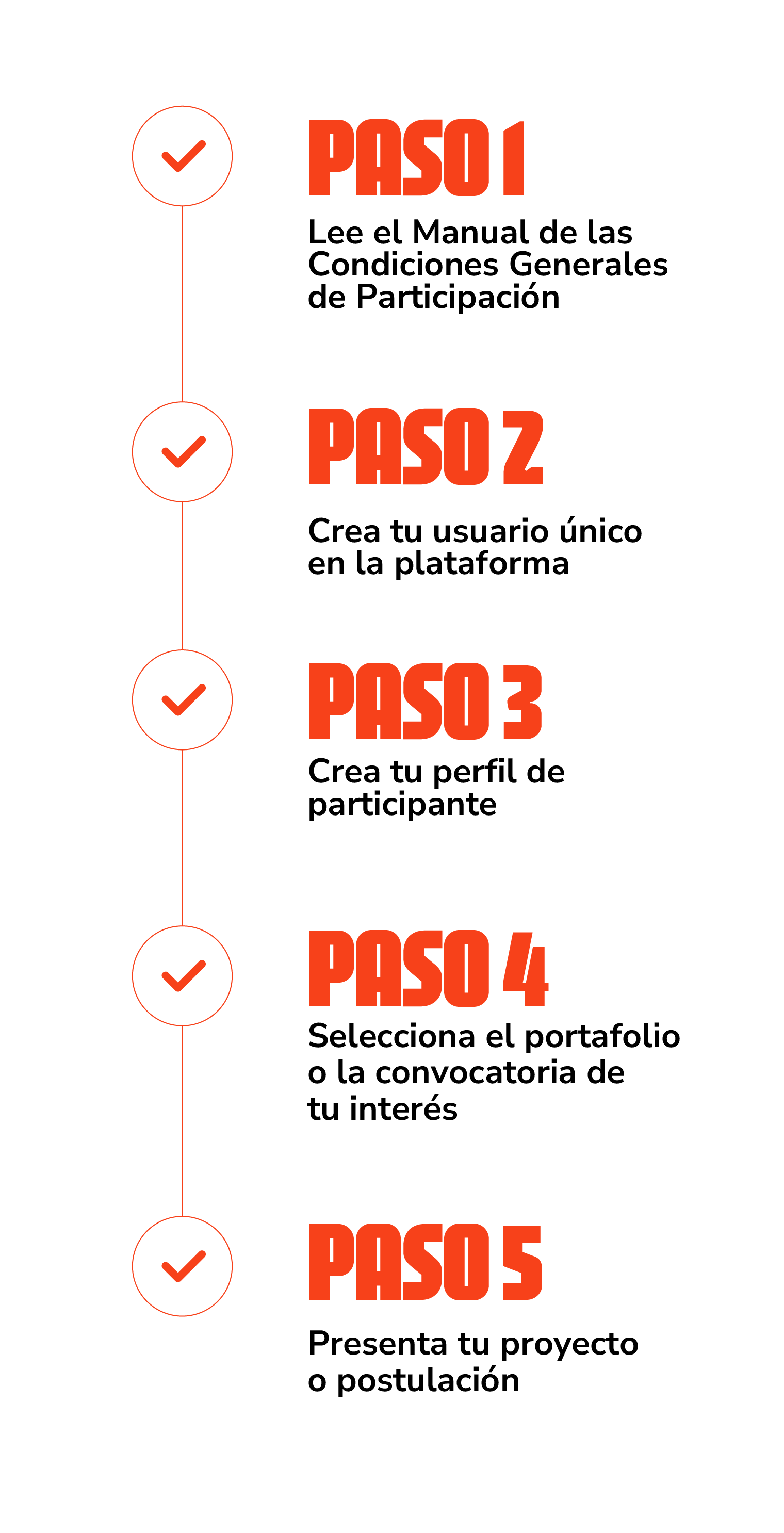 Paso a paso del proceso móvil